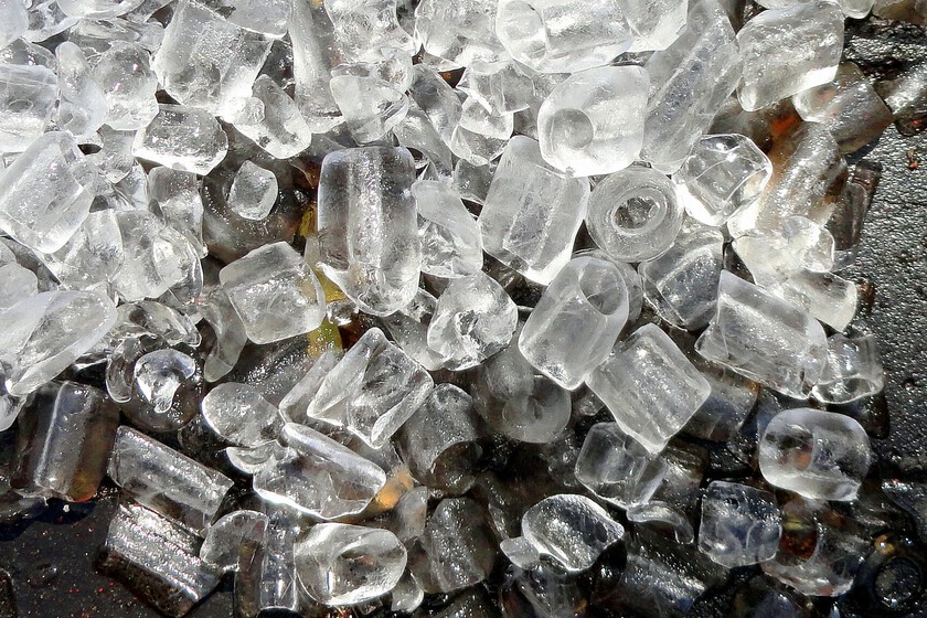 se está quedando sin hielo
