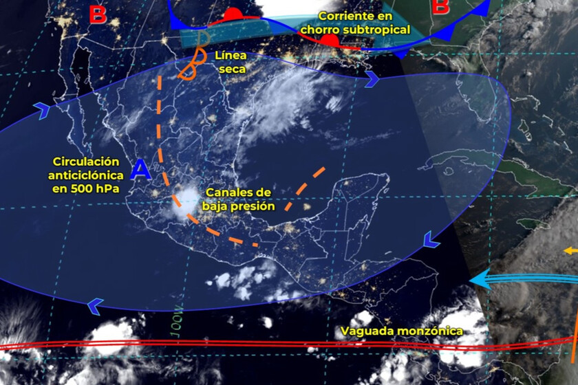Aún quedan días de calor en México. Pero hay zonas en las que la preocupación será otra: tornados