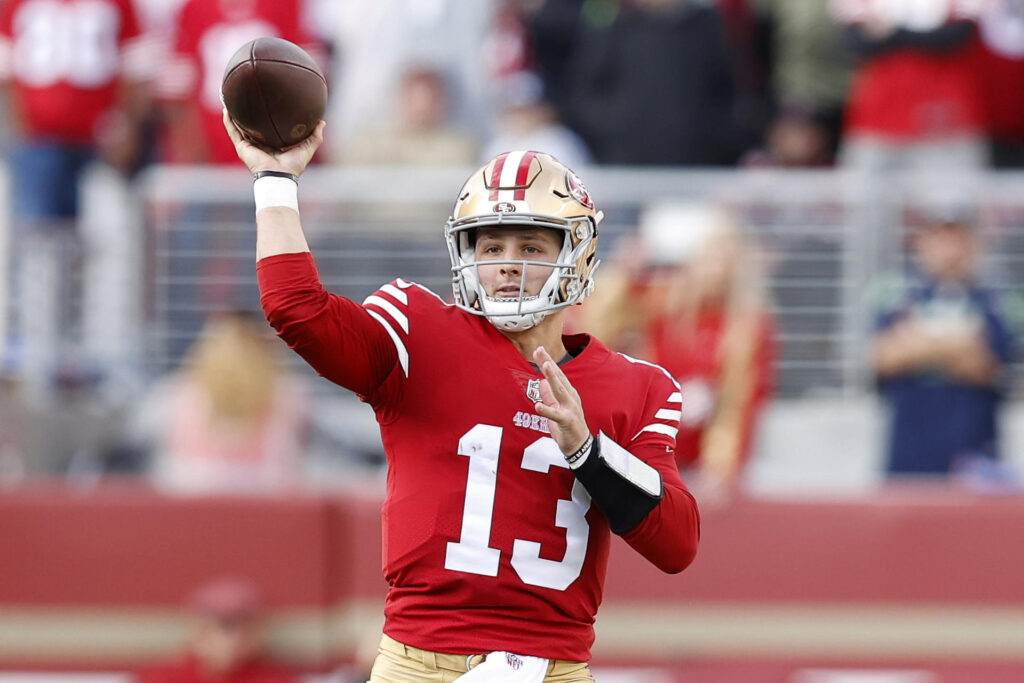 Brock Purdy, quarterback de los San Francisco 49ers en la NFL