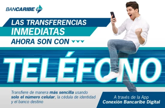 Bancaribe permite realizar transferencias inmediatas con tres simples datos
