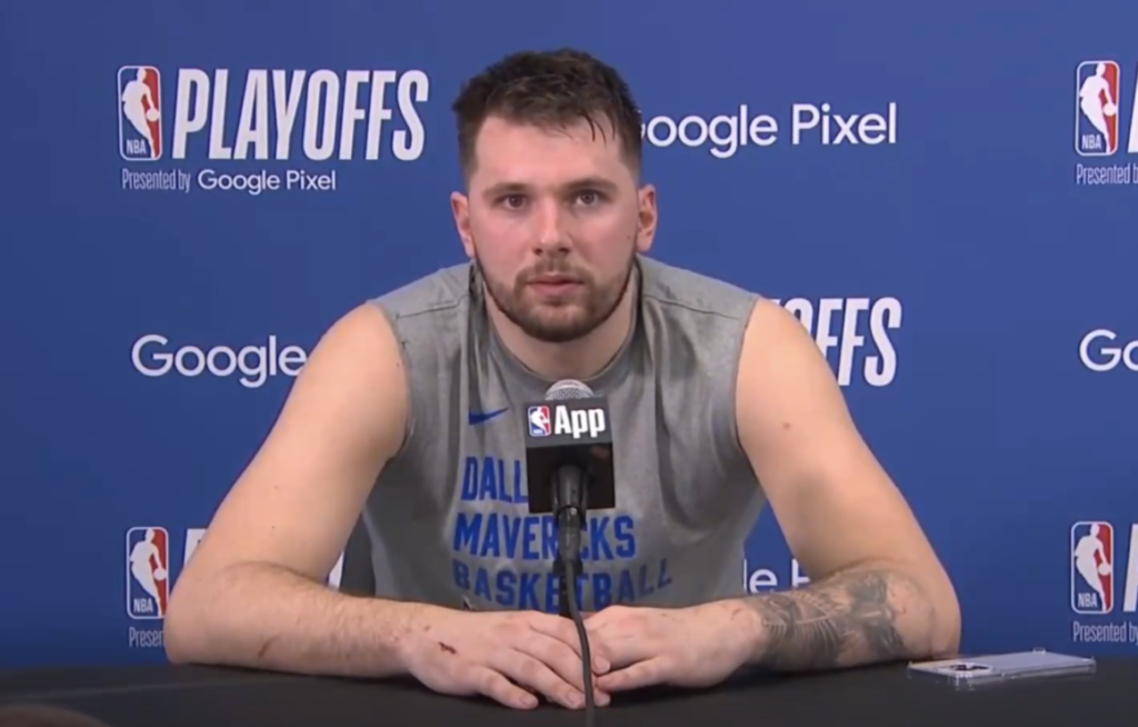 Conferencia de prensa. Luka Doncic. (via @NBA)