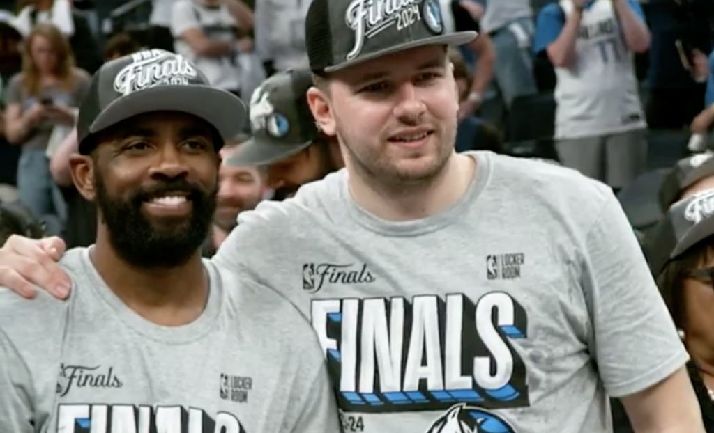 Dallas Mavericks campeones de la NBA (via X: @NBA)