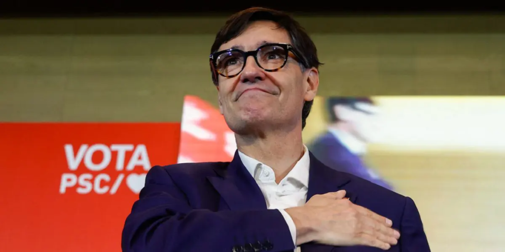 Socialistas ganaron las elecciones catalanas con 42 escaños