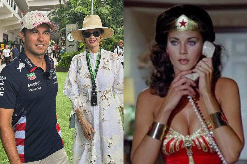 La Mujer Maravilla revela fanatismo por Checo Pérez