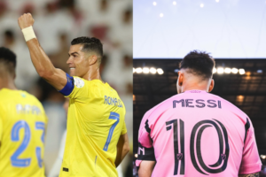 Cristiano Ronaldo suena como posible nuevo compañero de Lionel Messi en el Inter Miami. (Fotos: 'X' Inter Miami / Al-Nassr)