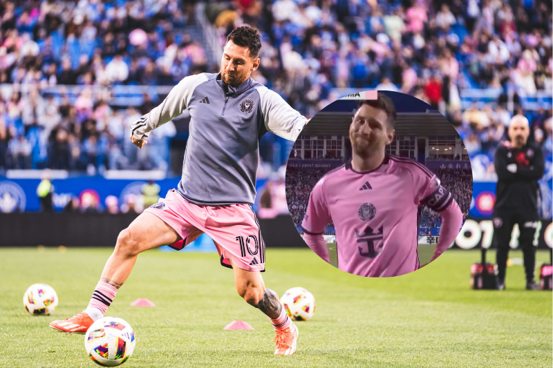 Lionel Messi molesto con el nuevo reglamento en la MLS. (Fotos: 'X' Inter Miami CF / 'Captura de pantalla' Messismo)