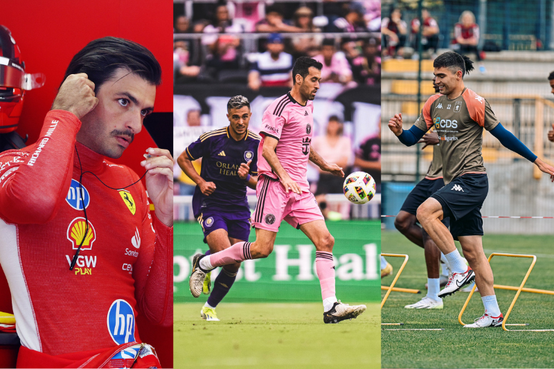 Lo mejor del FIN DE SEMANA. (Fotos: 'X' Formula 1 / Inter Miami C.F. / Genoa CFC)