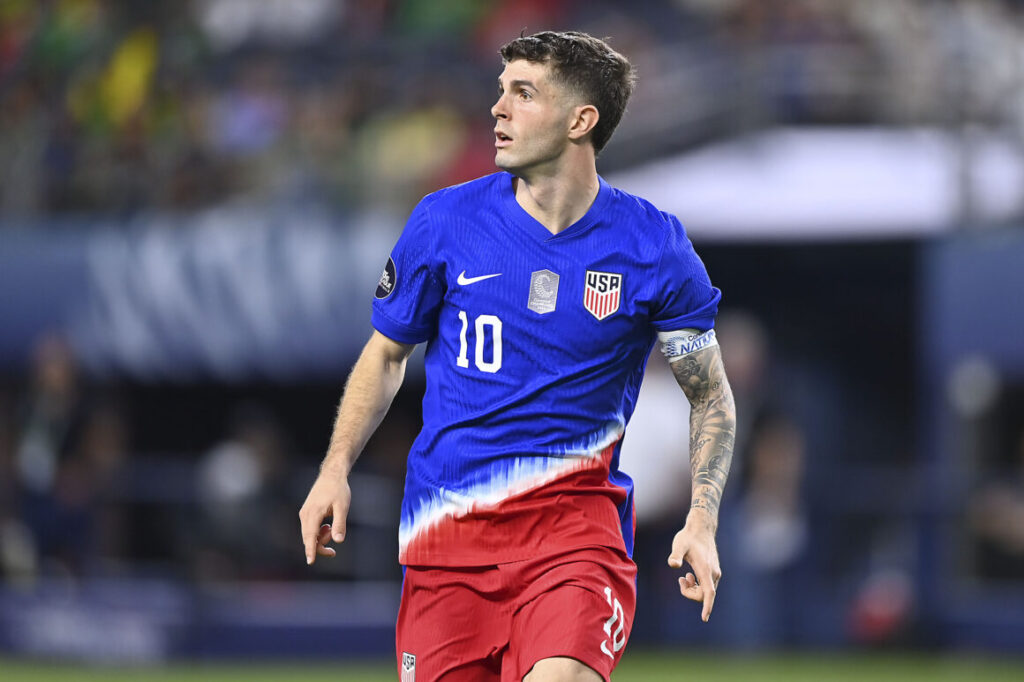 Christian Pulisic de Estados Unidos