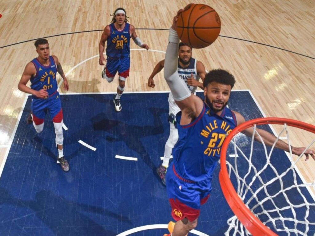 Nuggets aplastan a Timberwolves de Minnesota