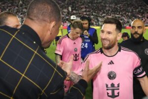 Lionel Messi y Will Smith se reúnen antes del estreno de Bad Boys