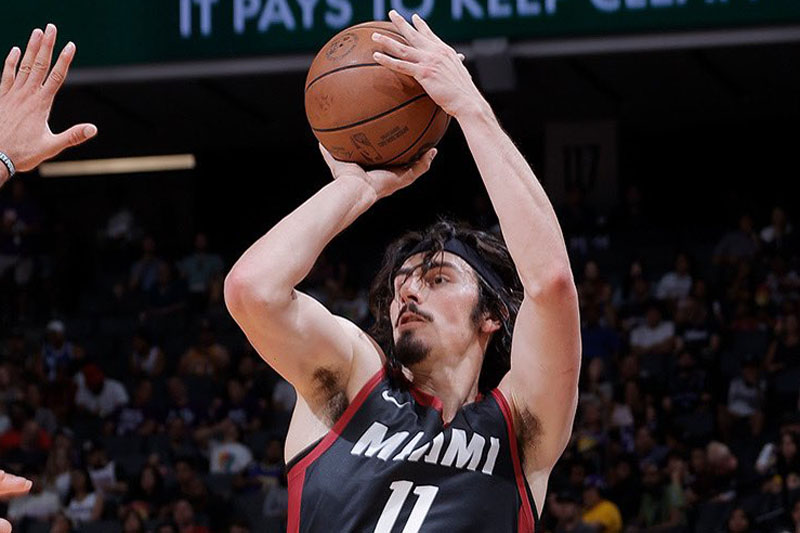 Jaime Jáquez Jr debutó con el pie derecho con Miami Heat
