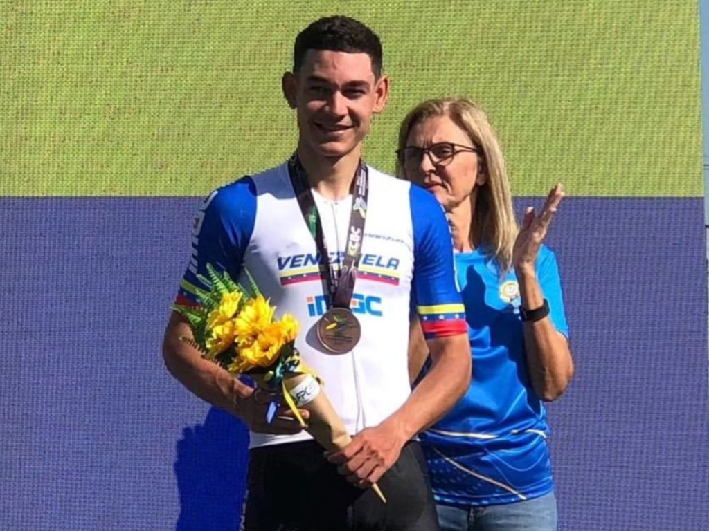 Orluis Aular es bronce en contrarreloj panamericana
