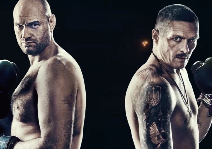 Oleksandr Usyk vs Tyson Fury. (Foto: Captura de pantalla)