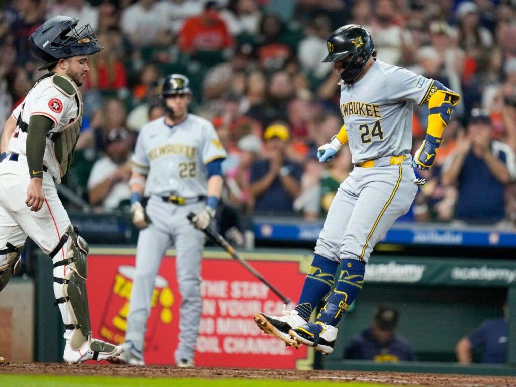 William Contreras comandó el triunfo de Milwaukee