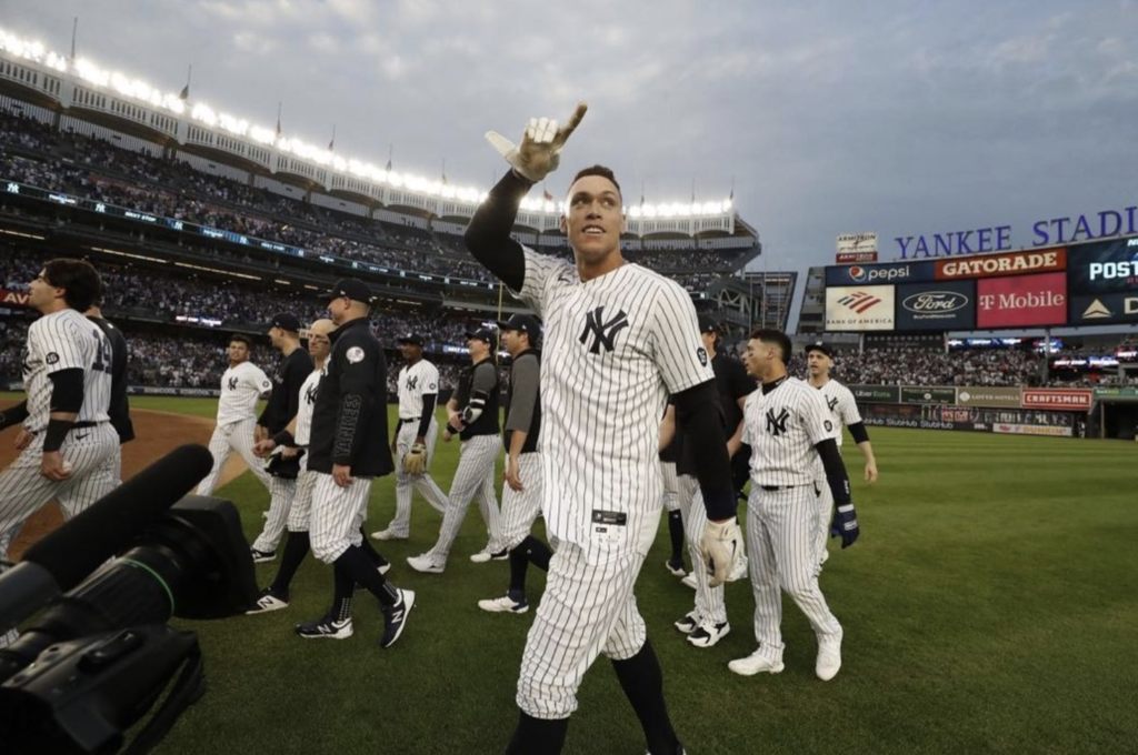 Aaron Judge es el pelotero con más hits en las Grandes Ligas durante mayo de 2024