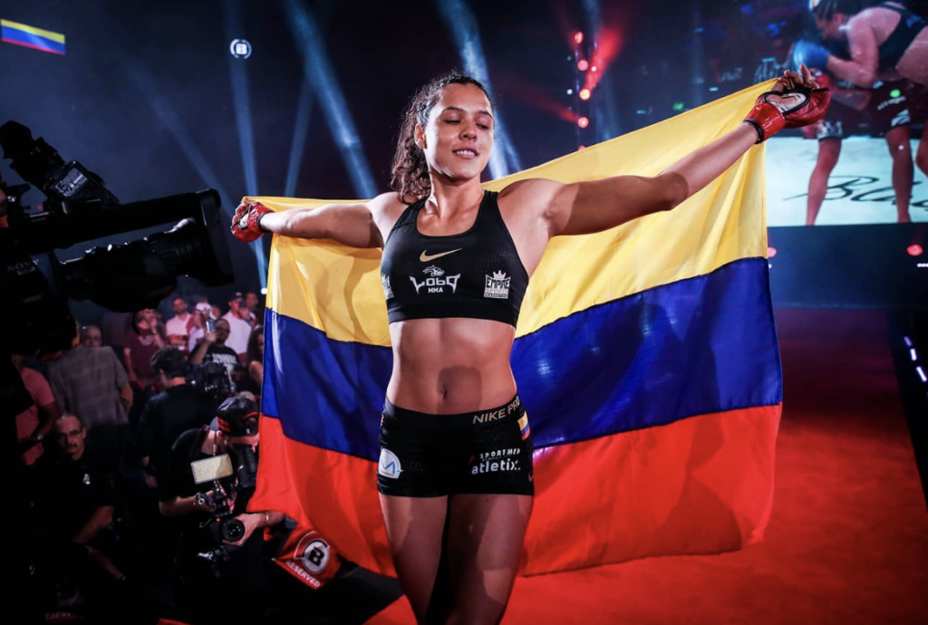 Alejandra Lara, la peleadora colombiana que lucha por una causa social