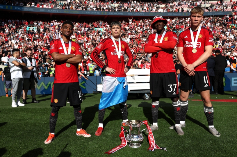 United, Garnacho, Mainoo, Hojlund, Amad