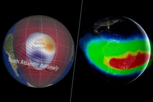La anomalía magnética del Atlántico Sur sigue expandiéndose. Son malas noticias para la exploración espacial