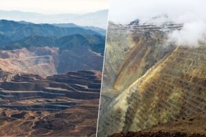 la impresionante mina a cielo abierto más grande del mundo de la que depende la industria del cobre