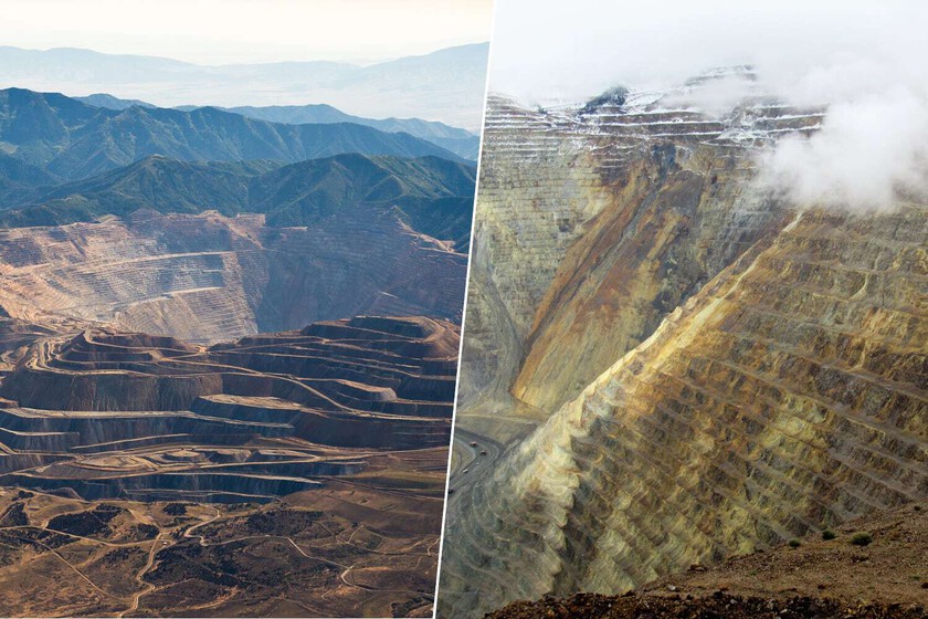 la impresionante mina a cielo abierto más grande del mundo de la que depende la industria del cobre