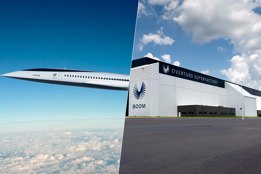 Boom Supersonic sueña con construir el sucesor del Concorde. Y ha inaugurado la Overture Superfactory para conseguirlo