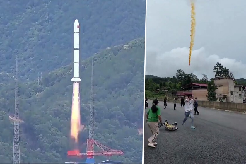 China sigue poniendo a la gente en riesgo con cohetes que caen del cielo una vez terminado su trabajo