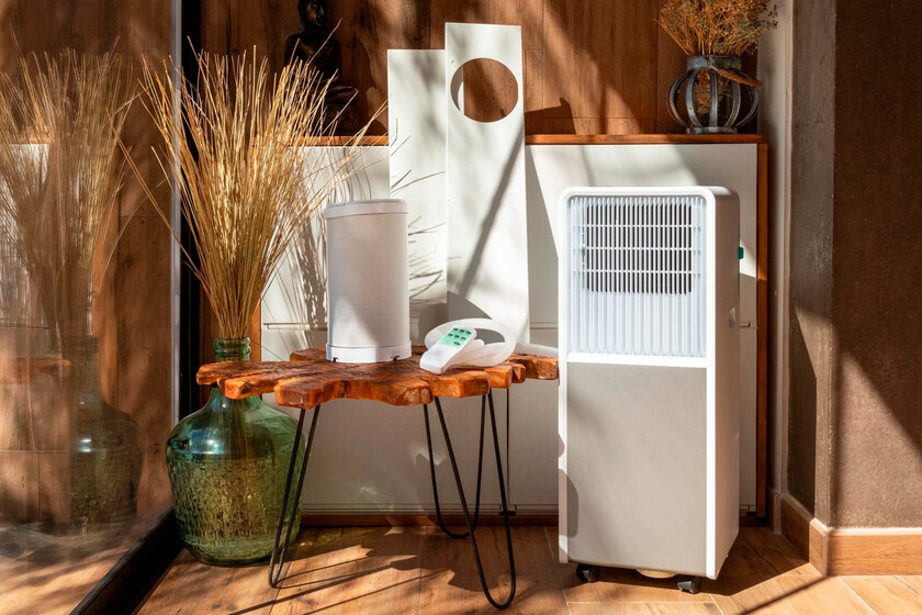 con este aparato de aire acondicionado portátil pagarás muy poco por tener fresco en verano y calor en invierno