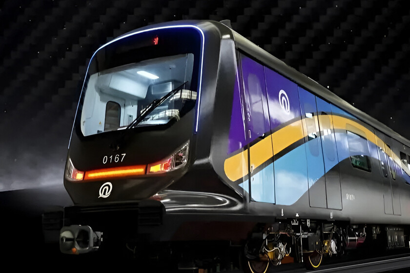 En China imaginan un futuro con trenes de metro ultralivianos de fibra de carbono, así que acaban fabricar el primero