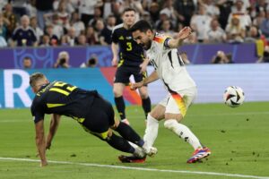 EURO 2024: La criminal falta que recibió Gündogan vs. Escocia