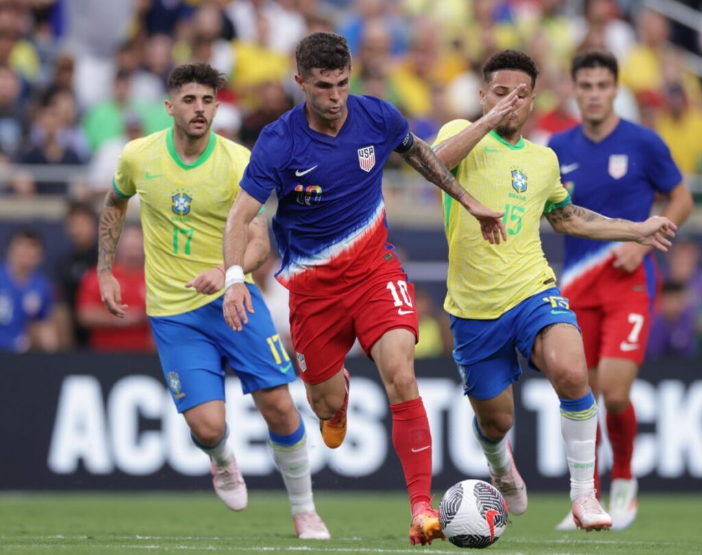 Brasil y Estados Unidos empatan en su último ensayo para Copa América