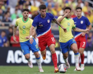 Brasil y Estados Unidos empatan en su último ensayo para Copa América