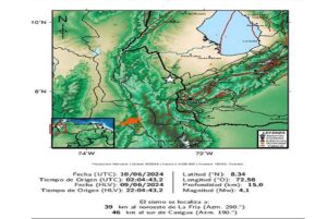 Funvisis reportó temblor en el estado Táchira