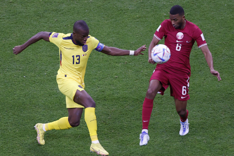 Enner Valencia durante el Mundial de Qatar de 2022. EFE/ Esteban Biba