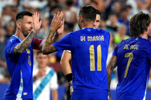 Argentina goleó a Guatemala con doblete de Messi incluido