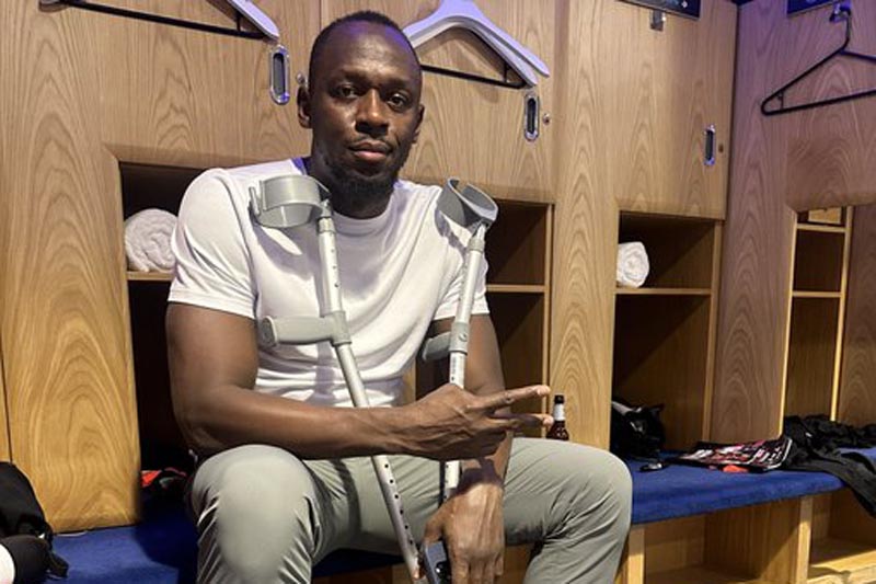 unanimo breves Usain Bolt se rompió un tendón jugando fútbol