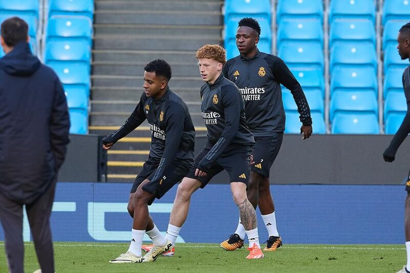 Jeremy De León entrenando con el primer equipo del Real Madrid. (Foto: 'Instagram' @10jeremyandre)