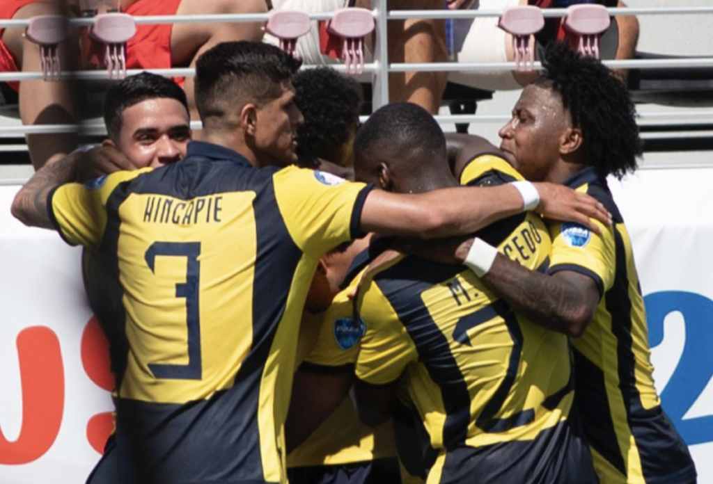Jeremy Sarmiento and Ecuador during its first game against Venezuela in the Copa America