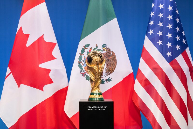 Gianni Infantino habla a justamente 2 años del Mundial de 2026 en México, Estados Unidos y Canadá. (Foto: 'X' FIFA)