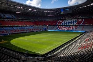 Preparativos en el Allianz Arena para la inauguración de la Eurocopa 2024. EFE/EPA/MARTIN DIVISEK