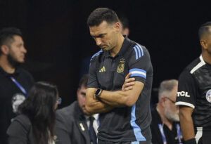 Entrenador principal de Argentina Lionel Scaloni, en una imafgen de archivo. EFE/EPA/ERIK S. MENOR
