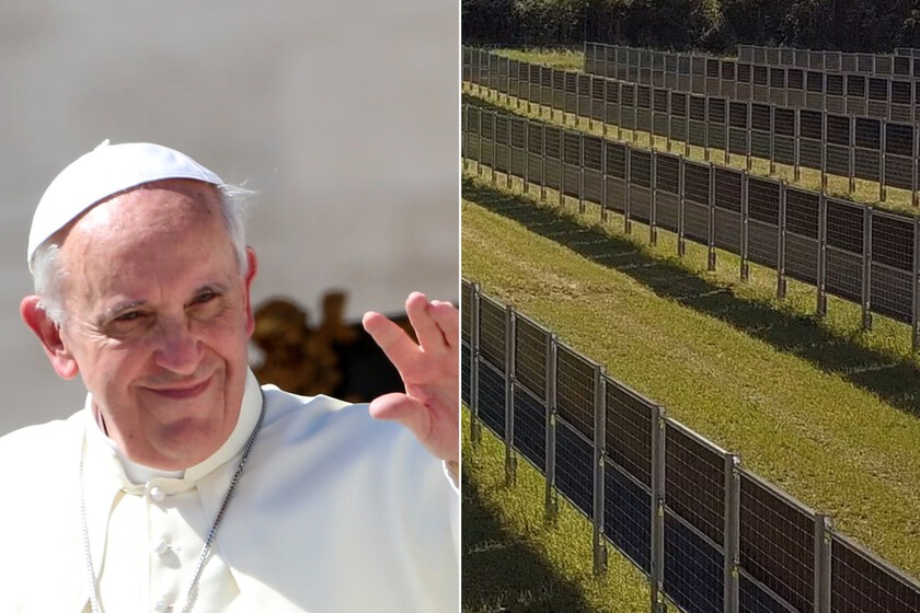 El papa quiere combatir el cambio climático desde el Vaticano, así que ha ordenado construir una planta agrovoltaica