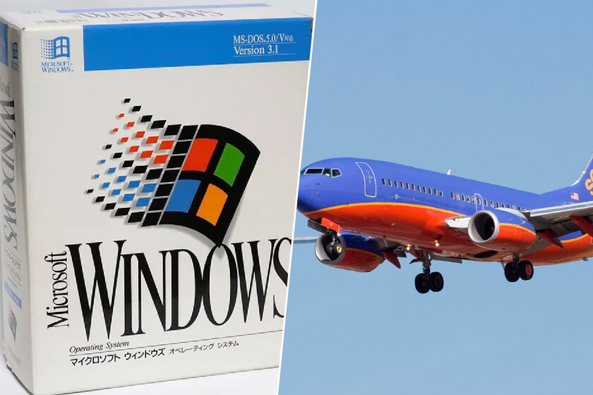La cuarta aerolínea más grande de EEUU no sufrió el fallo de CrowdStrike. Trabaja con una versión de Windows de 1992