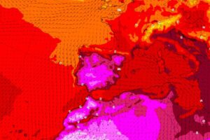 AEMET señala los lugares más afectados por la ola de calor
