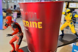 así serán las palomeras y vasos que se venderán en el estreno de 'Deadpool & Wolverine' en México