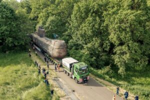 un submarino gigante de la II Guerra Mundial