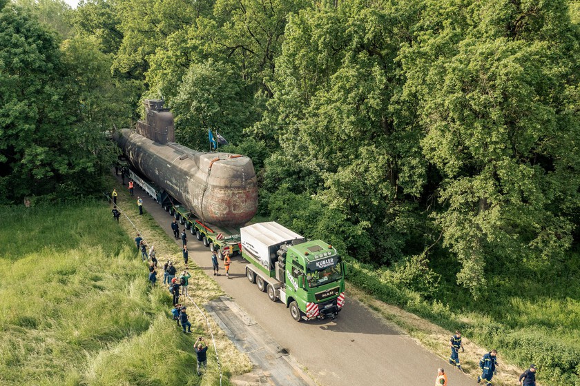 un submarino gigante de la II Guerra Mundial