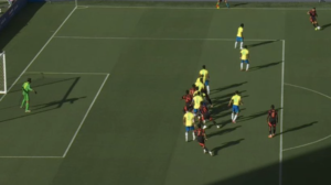 ¡Error del VAR! Trazaron mal las líneas y anularon el gol de Colombia