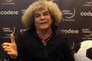 Carlos Pibe Valderrama, exseleccionado colombiano