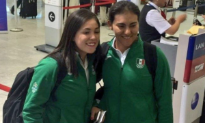 Foto: X-@CONADE / Gabriela Bayardo (izq) y Alejandra Valencia (der) en 2016, previo a viajar a los Juegos Olímpicos de Río 2016