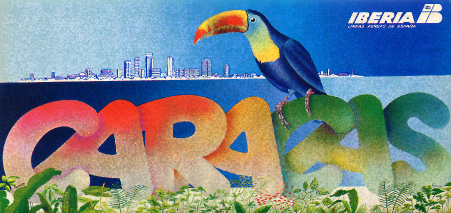 Iberia cumple 75 años volando a Venezuela